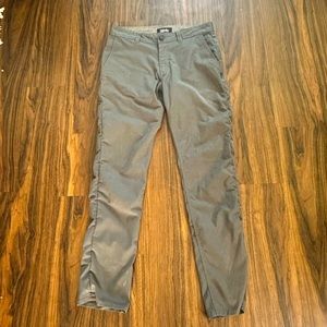 Oneill hybrid pants 31 gray men’s stretch water resistant slim fit